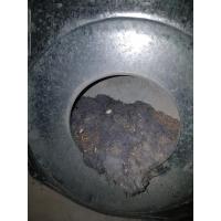 Collected dryer lint and debris in a dryer. 